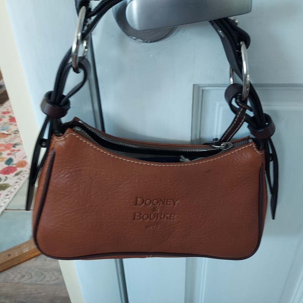 Dooney & Bourke Tan Leather Shoulder Bag
